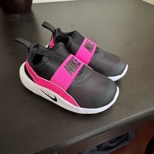 Nike Kids Black and Pink Sneakers